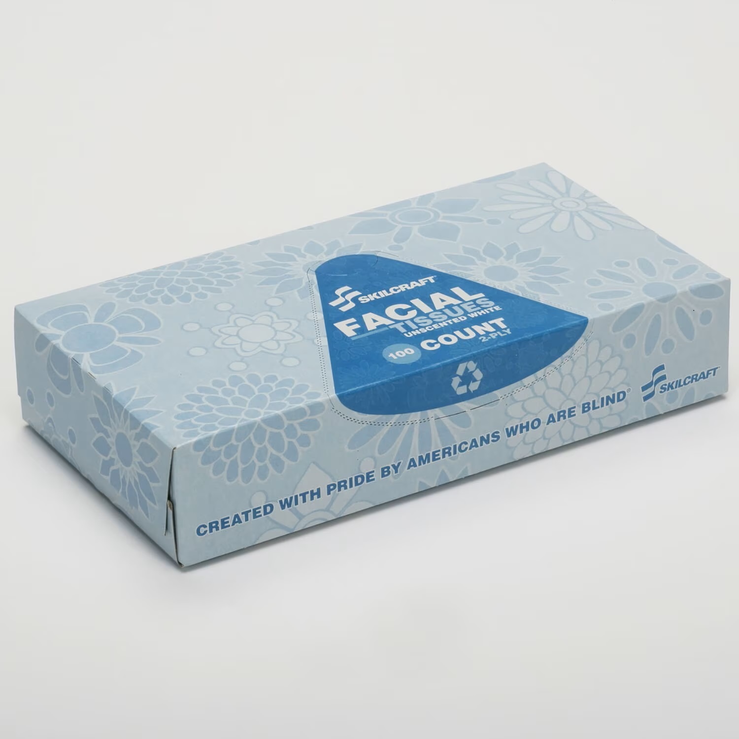 Skilcraft Face Tissue, 2-PLY, White, 1/EA Skilcraft Face Tissue, 2-PLY, White, 1/EA