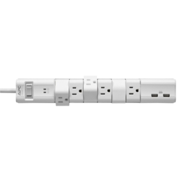 APC Essential SurgeArrest Surge Protector, White