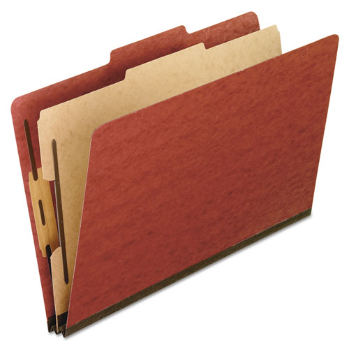 TOPS Four-Section Classification Folders, 10/BX