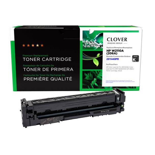 Clover Black Toner Cartridge for HP 206A