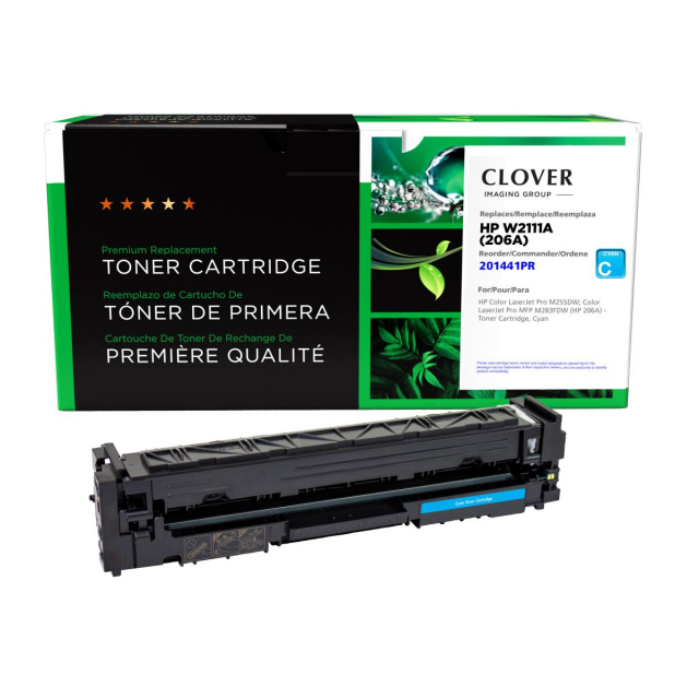 Clover Cyan Toner Cartridge for HP 206A