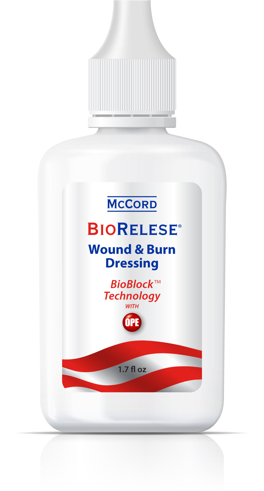 McCord BioRelese Wound & Burn Dressing, 1.7 fl oz. McCord BioRelese Wound & Burn Dressing, 1.7 fl oz.
