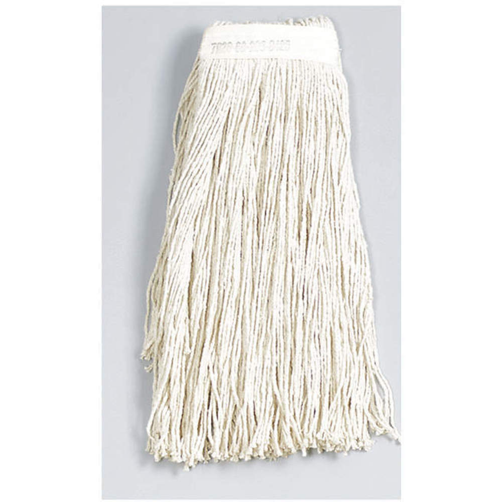 CUT-END WET MOP HEAD, 8-PLY, 24OZ, NATUR