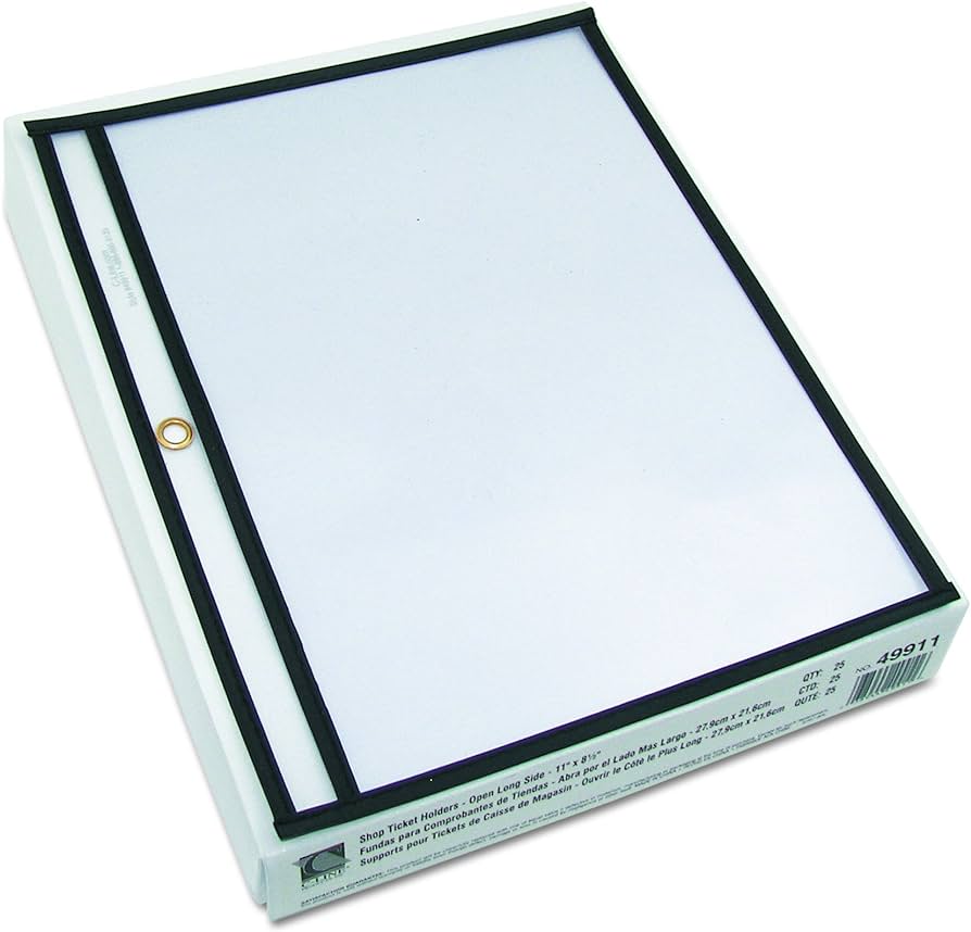 Transparent Poly Sheet Protectors, 10x13, 100/HD Transparent Poly Sheet Protectors, 10x13, 100/HD