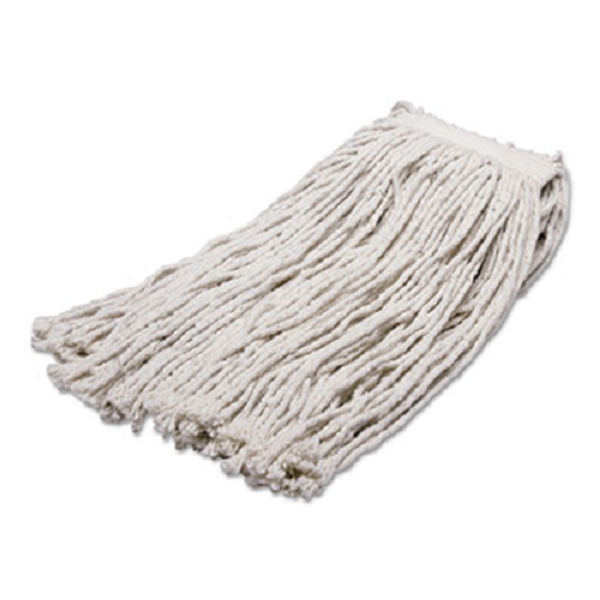 CUT-END WET MOP HEAD, 4-PLY, 20OZ, NATUR