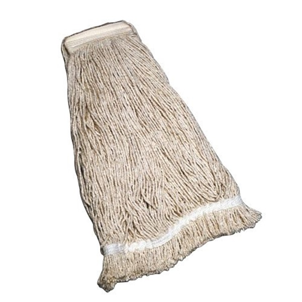 CUT-END WET MOP HEAD, COTTON/RAYON, 4OR5