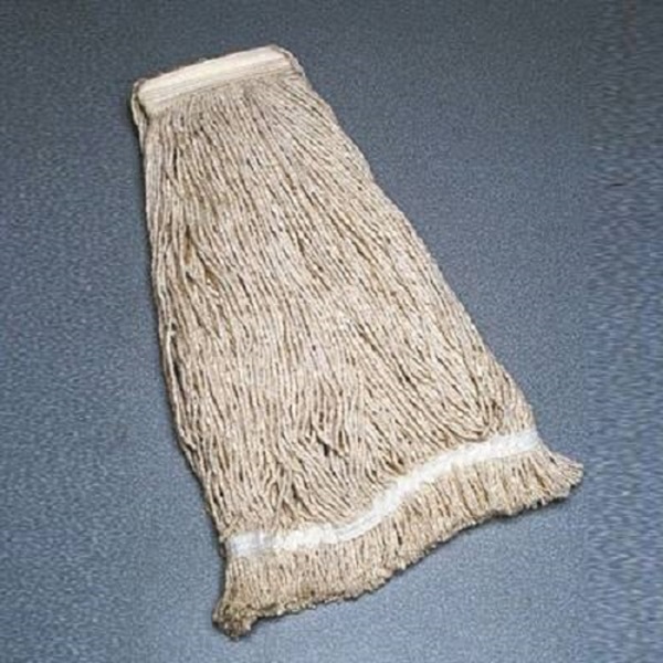 CUT-END WET MOP HEAD-COTTON/RAYON, 4OR5-