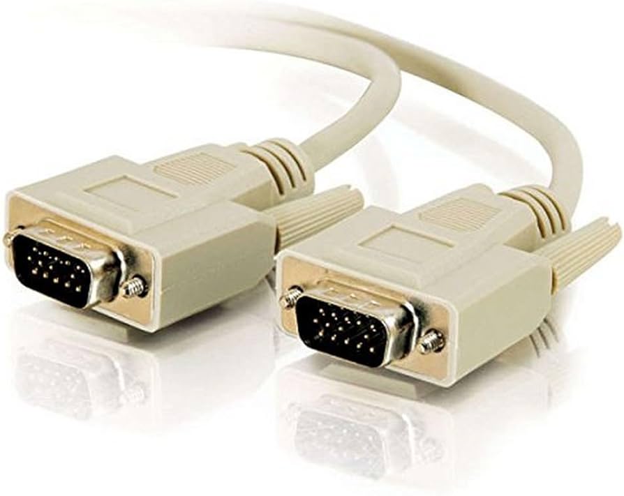 C2G Economy HD15 SVGA M/M Monitor Cable, 10ft, Beige