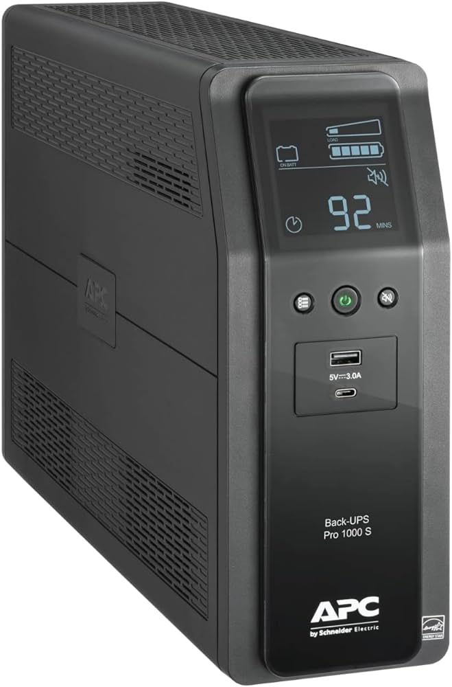 APC by Schneider Electric Back-UPS Pro BR1000MS 1.0KVA Tower APC by Schneider Electric Back-UPS Pro BR1000MS 1.0KVA Tower