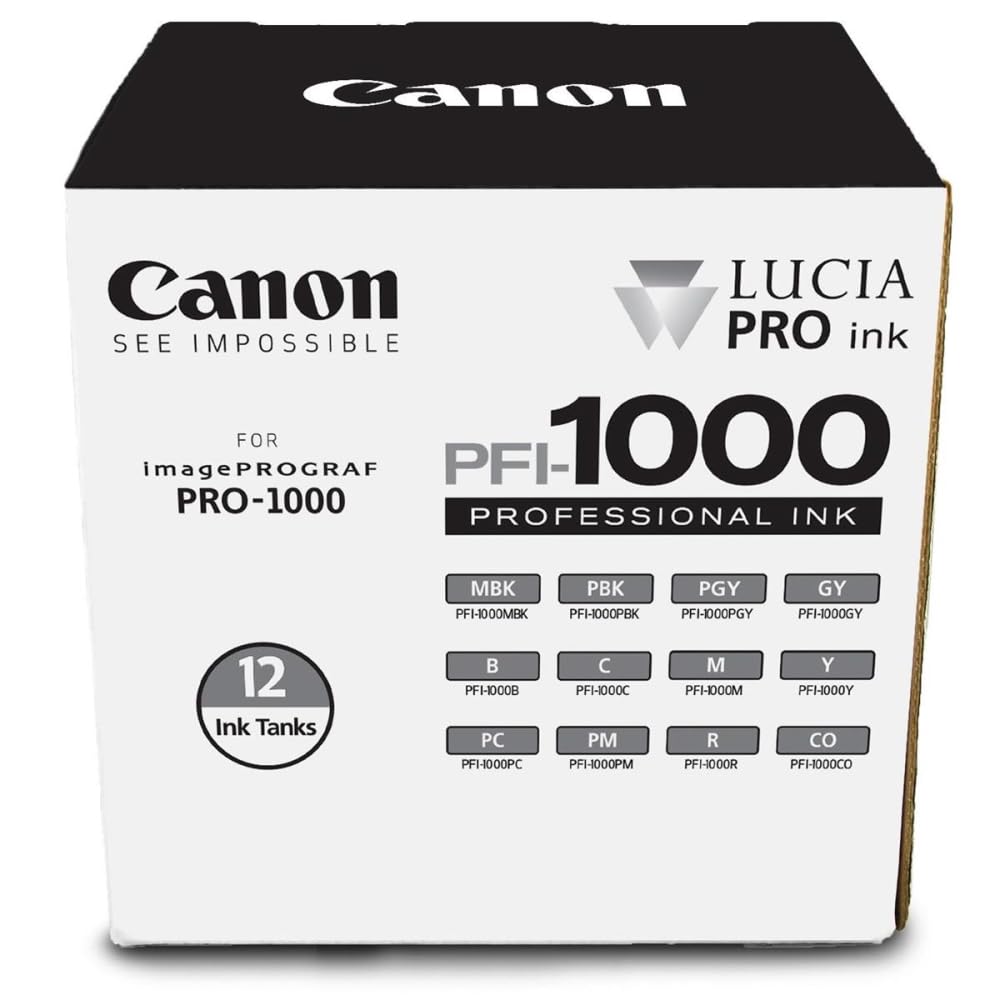 Canon PFI-1000 12 Ink Pack, 80ml