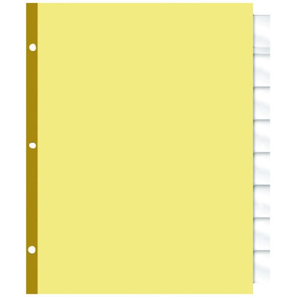 Skilcraft Big Tab Insertable Dividers, 8-Tab, 11inx8.5in, Yellow, 1/ST Skilcraft Big Tab Insertable Dividers, 8-Tab, 11inx8.5in, Yellow, 1/ST