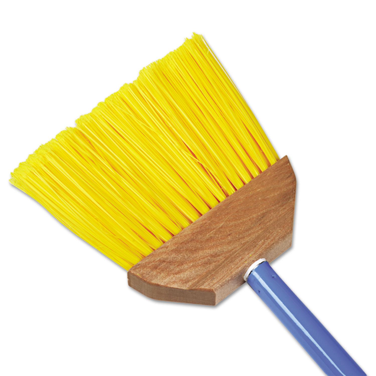 Skilcraft Tilt-Angle Broom, 46" Metal Handle, Blue Skilcraft Tilt-Angle Broom, 46" Metal Handle, Blue