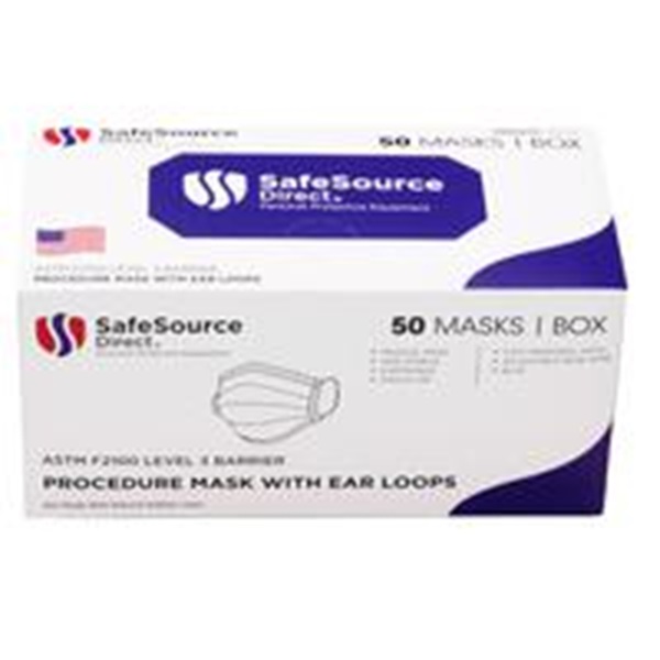 3-Ply Procedure Mask, Level 3, Blue, 24 BX/CS