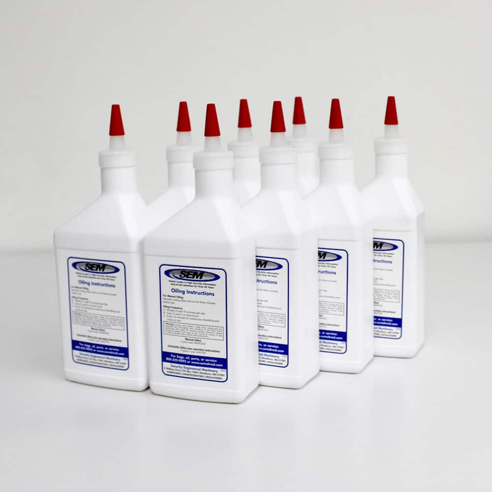 8 Pint Case-Oil Viscosity Shredder Oil, 8/BX
