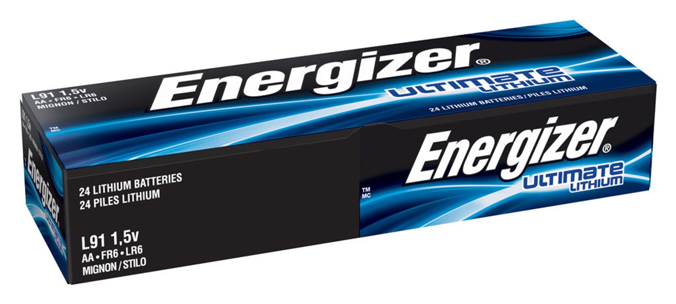 Ultimate Lithium AA Batteries 1.5V 24 Bx