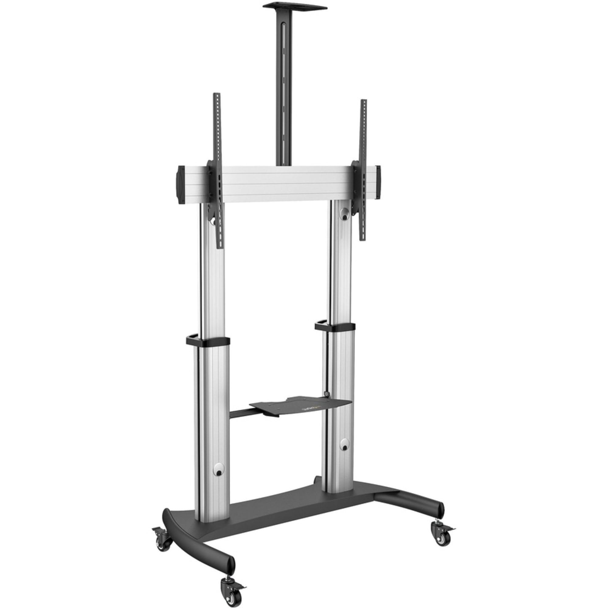 StarTech.com Mobile TV Stand, 60-100" Display, Silver