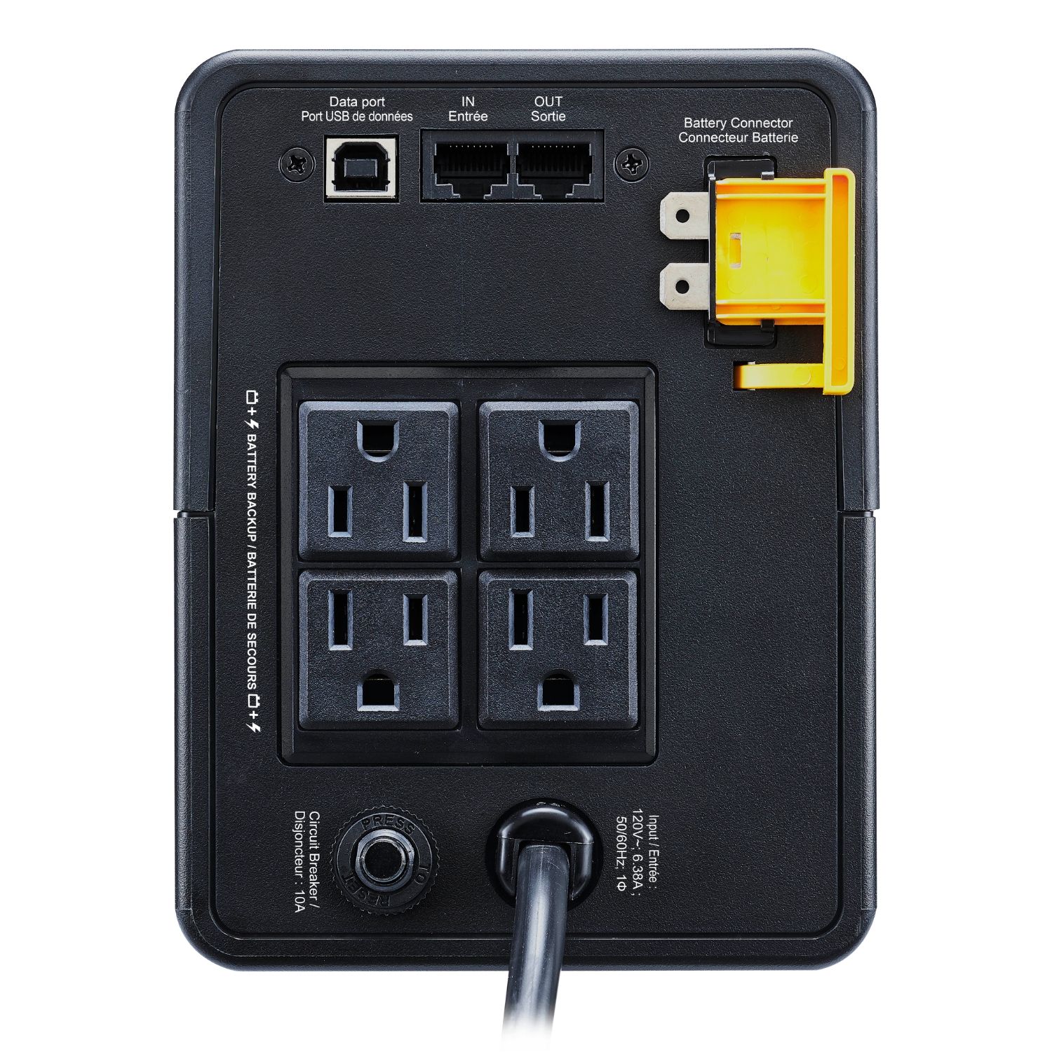 Schneider Electric APC Back-UPS 750VA, 120V, AVR, 2 USB Charging Port Schneider Electric APC Back-UPS 750VA, 120V, AVR, 2 USB Charging Port