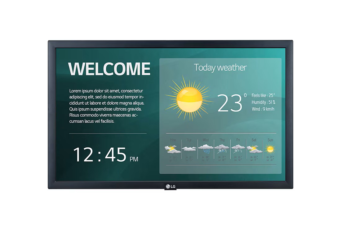 LG LED Large Format Monitor- 22SM3G-B