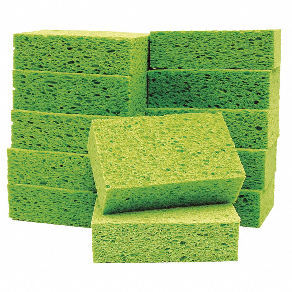 CELLULOSE SPONGE-COARSE-TEXTURED - GREEN