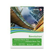Revolution NeverTear 5 Mil 8.5 X 11 Smooth White 500 Ream