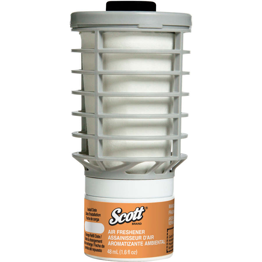 Scott Essential Continous Air Freshener Refill, Mango, 48 mL, 6/CT Scott Essential Continous Air Freshener Refill, Mango, 48 mL, 6/CT