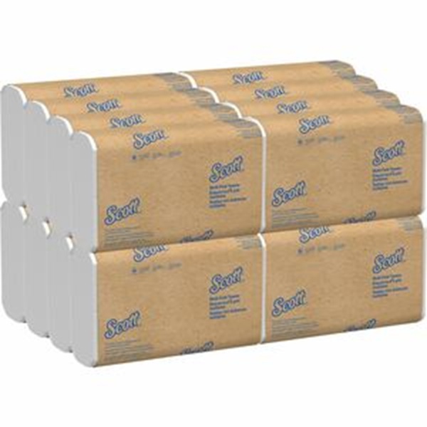 Scott Low Wet Strength Multi-Fold Towels, 1-Ply, 9.4x12.4, White, 25 PK/CT Scott Low Wet Strength Multi-Fold Towels, 1-Ply, 9.4x12.4, White, 25 PK/CT