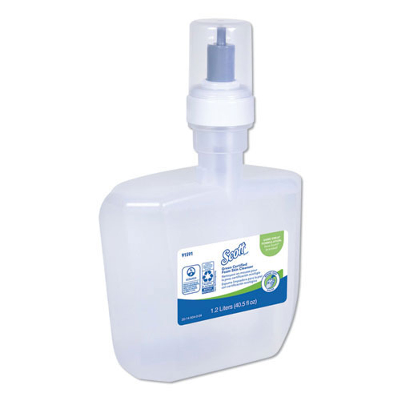 Scott Green Certified Foam Skin Cleanser Refill, Unscented, 1,200 mL, 2/CT Scott Green Certified Foam Skin Cleanser Refill, Unscented, 1,200 mL, 2/CT