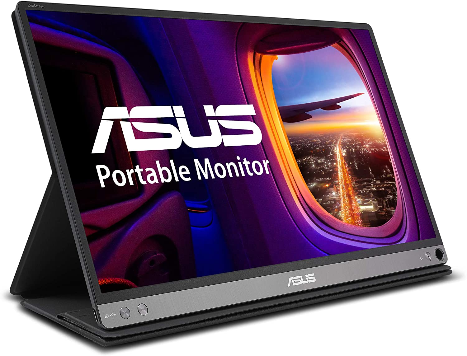 ASUS ZenScreen MB16AC 15.6inch Full HD IPS USB Type C Portable Eye Care Monitor, 344.16 x 193.59 mm, WLED/IPS, 1920x1080, 0.179 mm, 220nits, 800:1, 5ms
