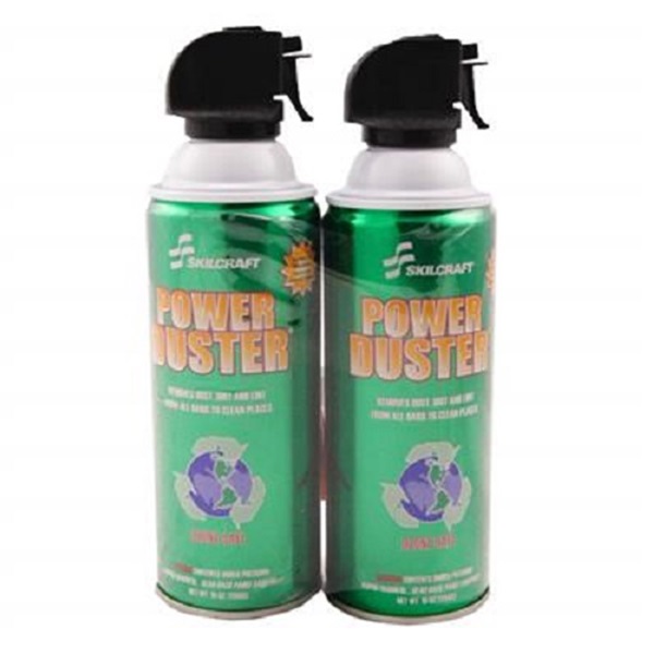 CANNED AIR DUSTER 10OZ TWIN PK