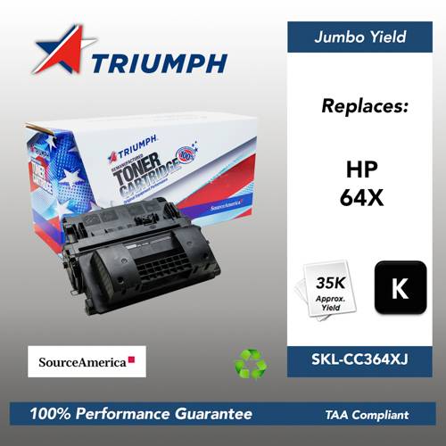 Remanufactured Skilcraft Extra High Yield Toner, Black, Yield 48000 Remanufactured Skilcraft Extra High Yield Toner, Black, Yield 48000