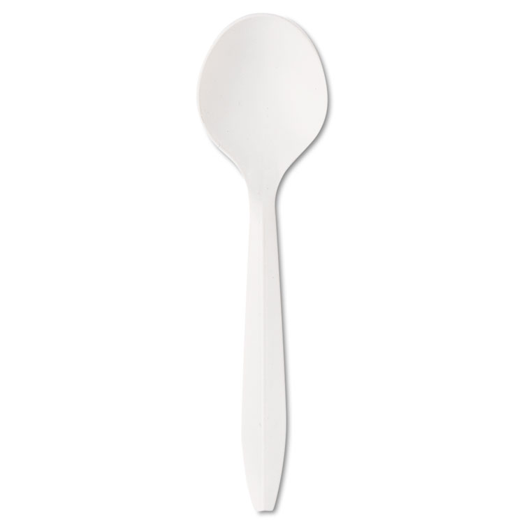 SPOON,SOUP,POLY,1M/CT,WHT
