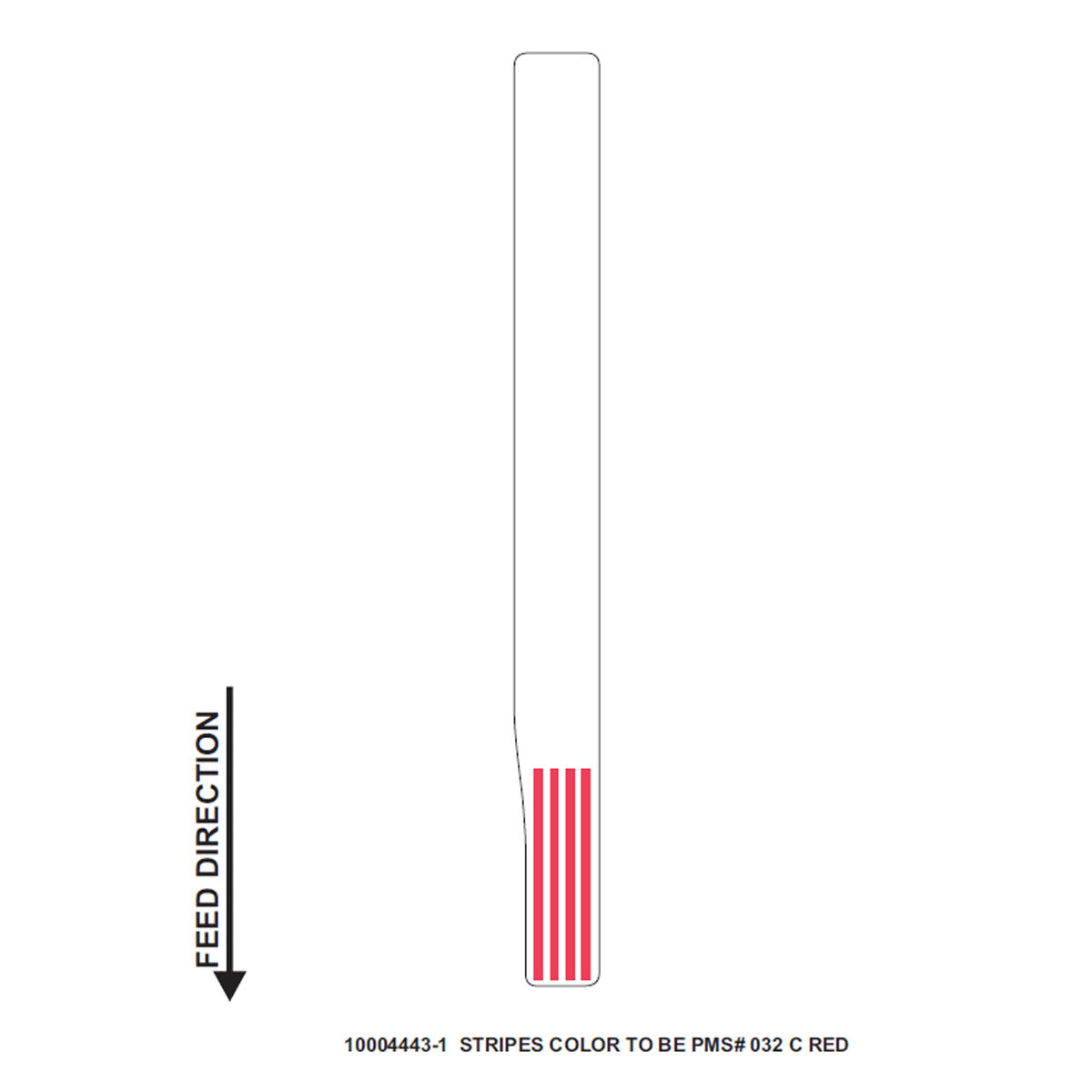 Zebra DT Wristband Polypropylene Red (1" x 11") (1" Core) Zebra DT Wristband Polypropylene Red (1" x 11") (1" Core)