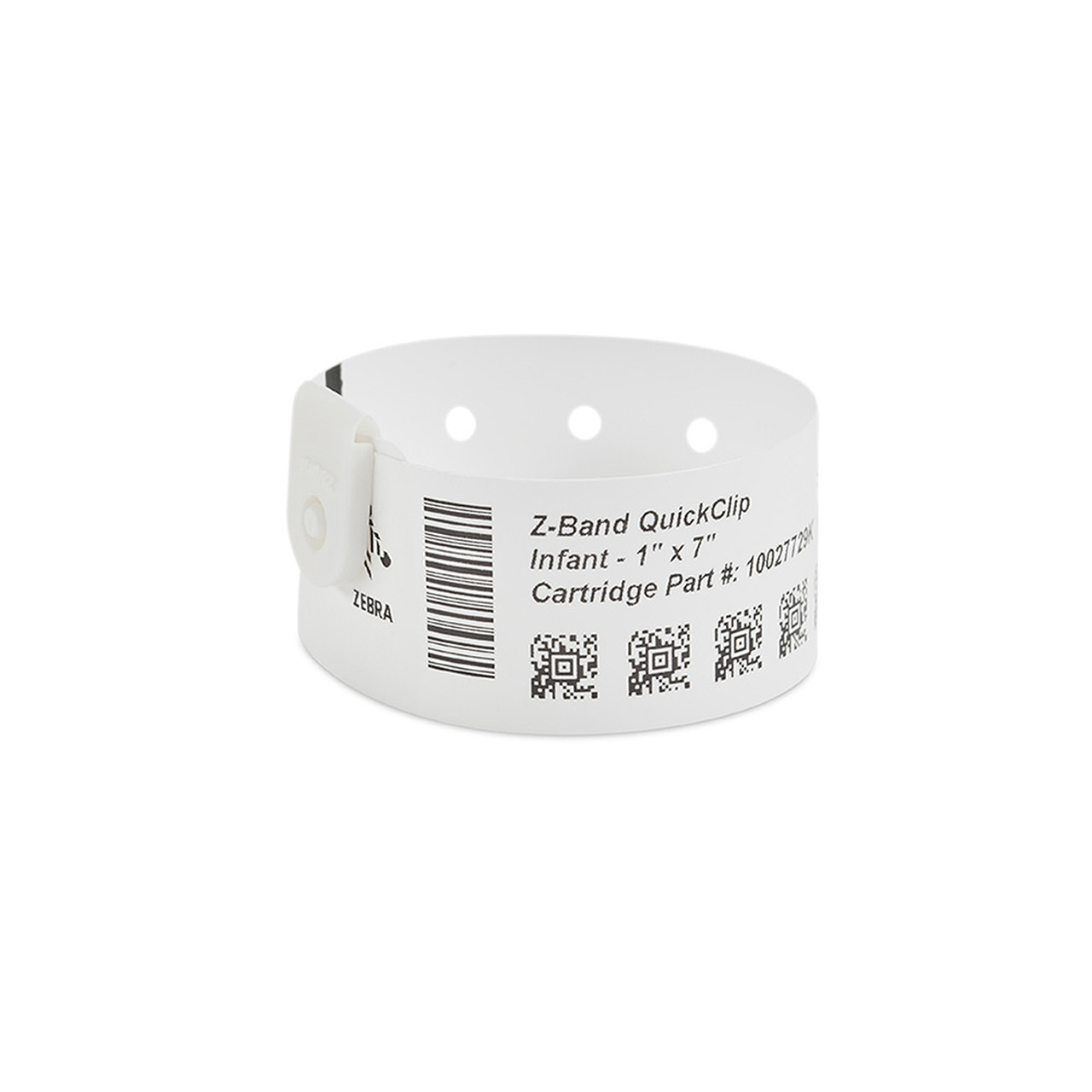 Zebra DT Wristband Polypropylene (1" x 7") (1" Core)