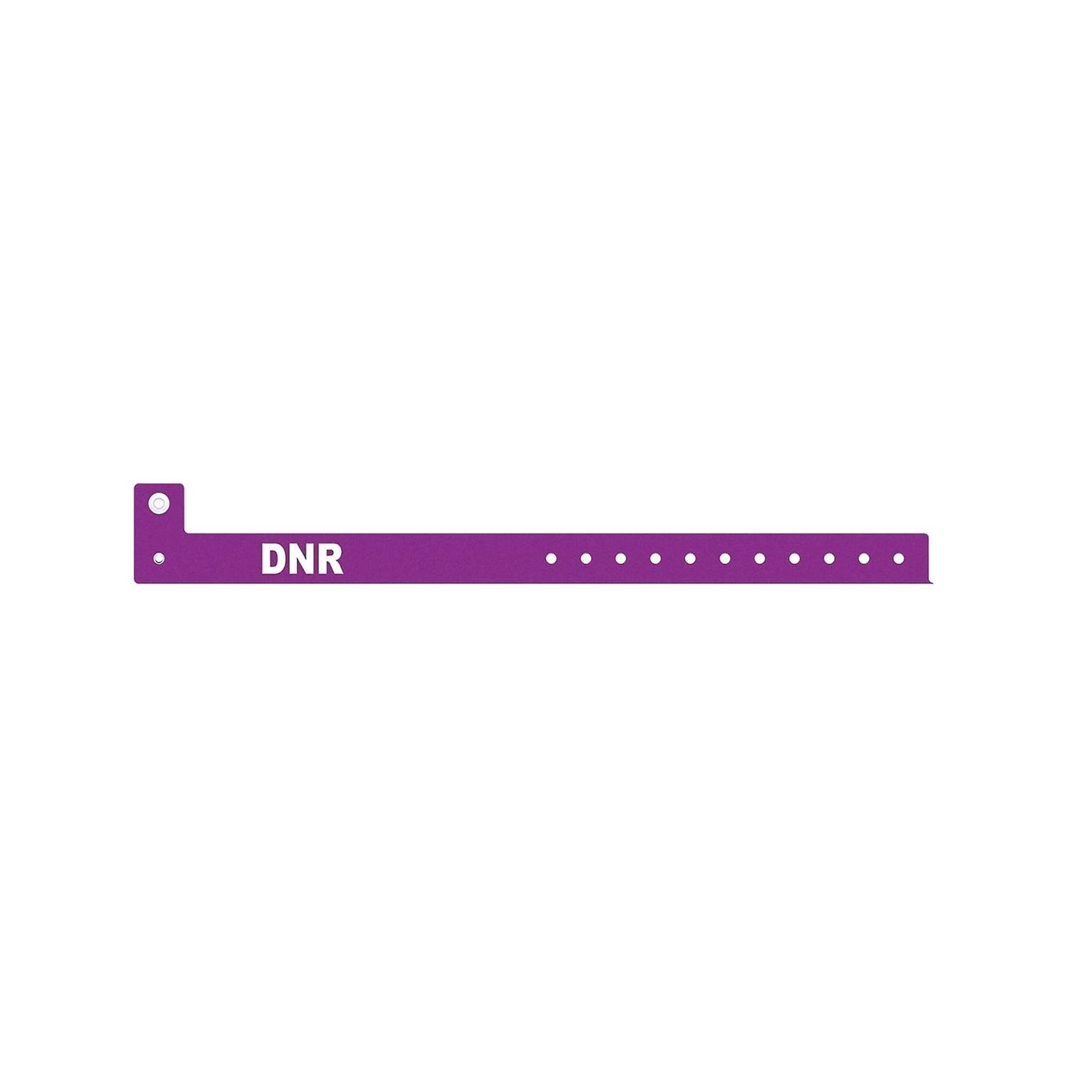 Zebra Slim Alert Wristband Vinyl (0.625" x 10") (Clip Closure) (Purple) (DNR) (3" Core) (500/Case) Zebra Slim Alert Wristband Vinyl (0.625" x 10") (Clip Closure) (Purple) (DNR) (3" Core) (500/Case)