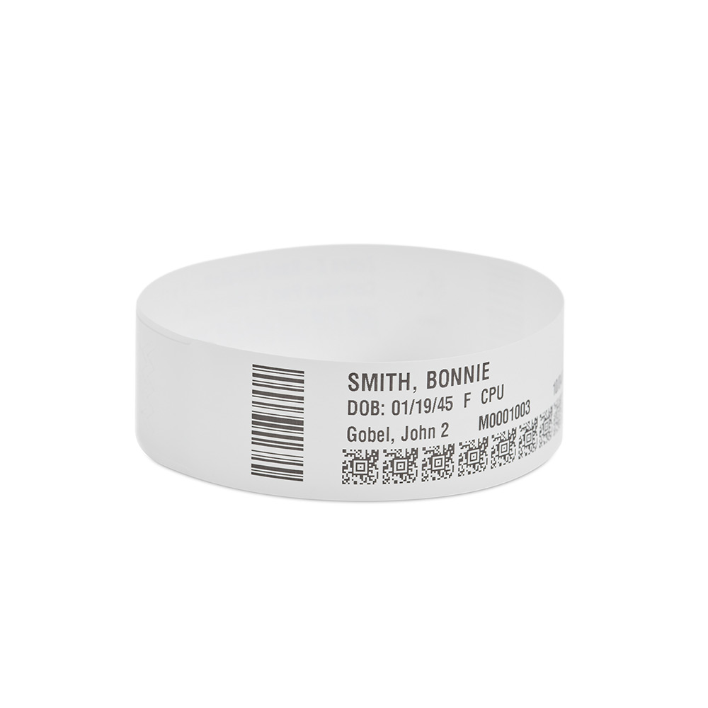 Zebra DT Wristband Polypropylene/Vinyl (1" x 11") (1" Core) Zebra DT Wristband Polypropylene/Vinyl (1" x 11") (1" Core)