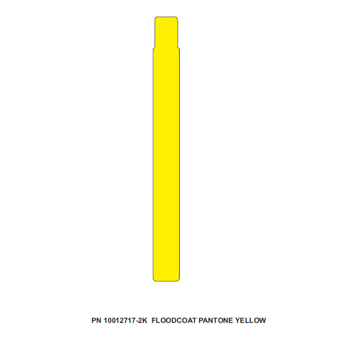 Zebra DT Wristband Polypropylene Yellow (1" x 10")