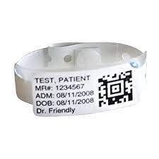 Zebra OmniBand Wristband PET White (4.25" x 11")