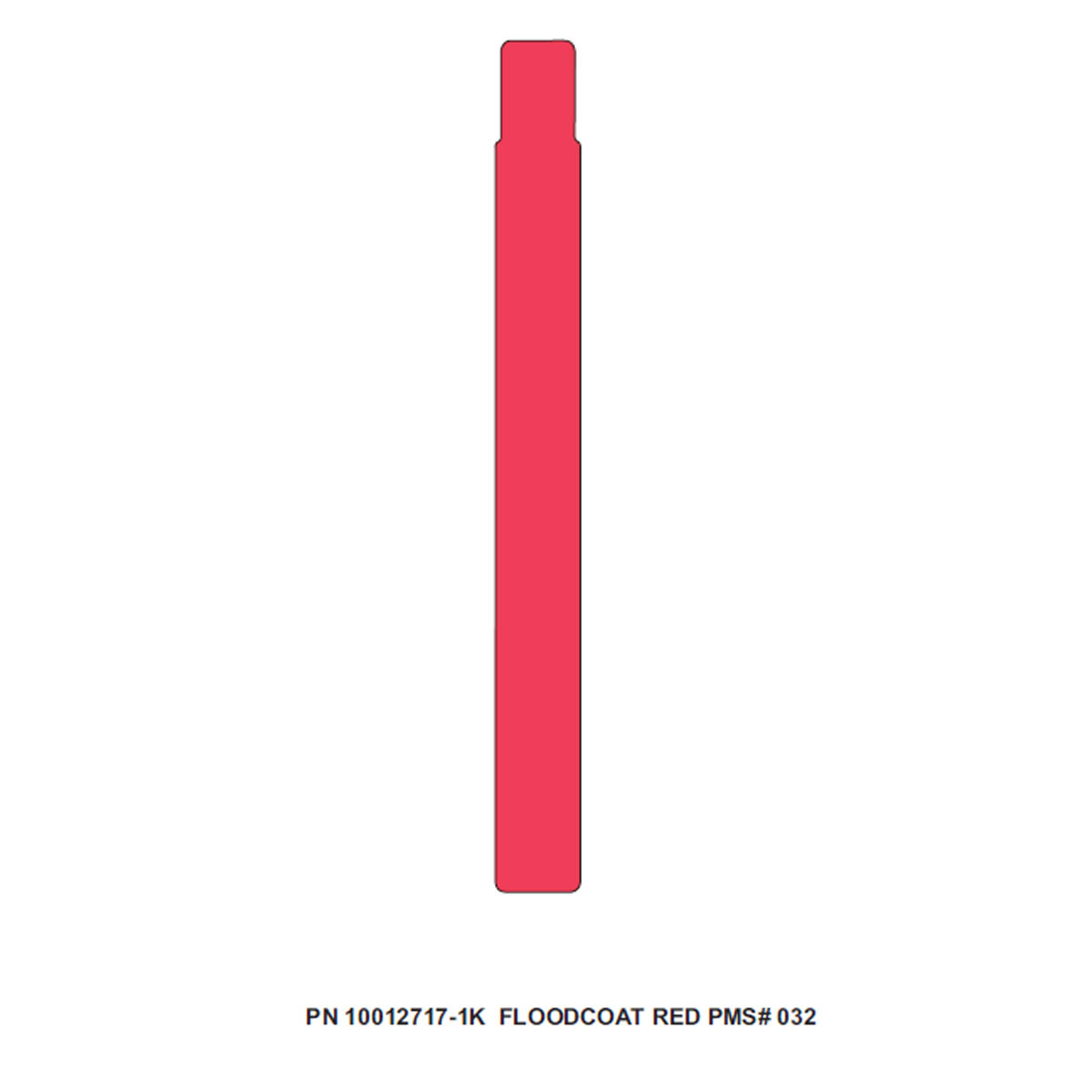Zebra DT Wristband Polypropylene Red (1" x 10")