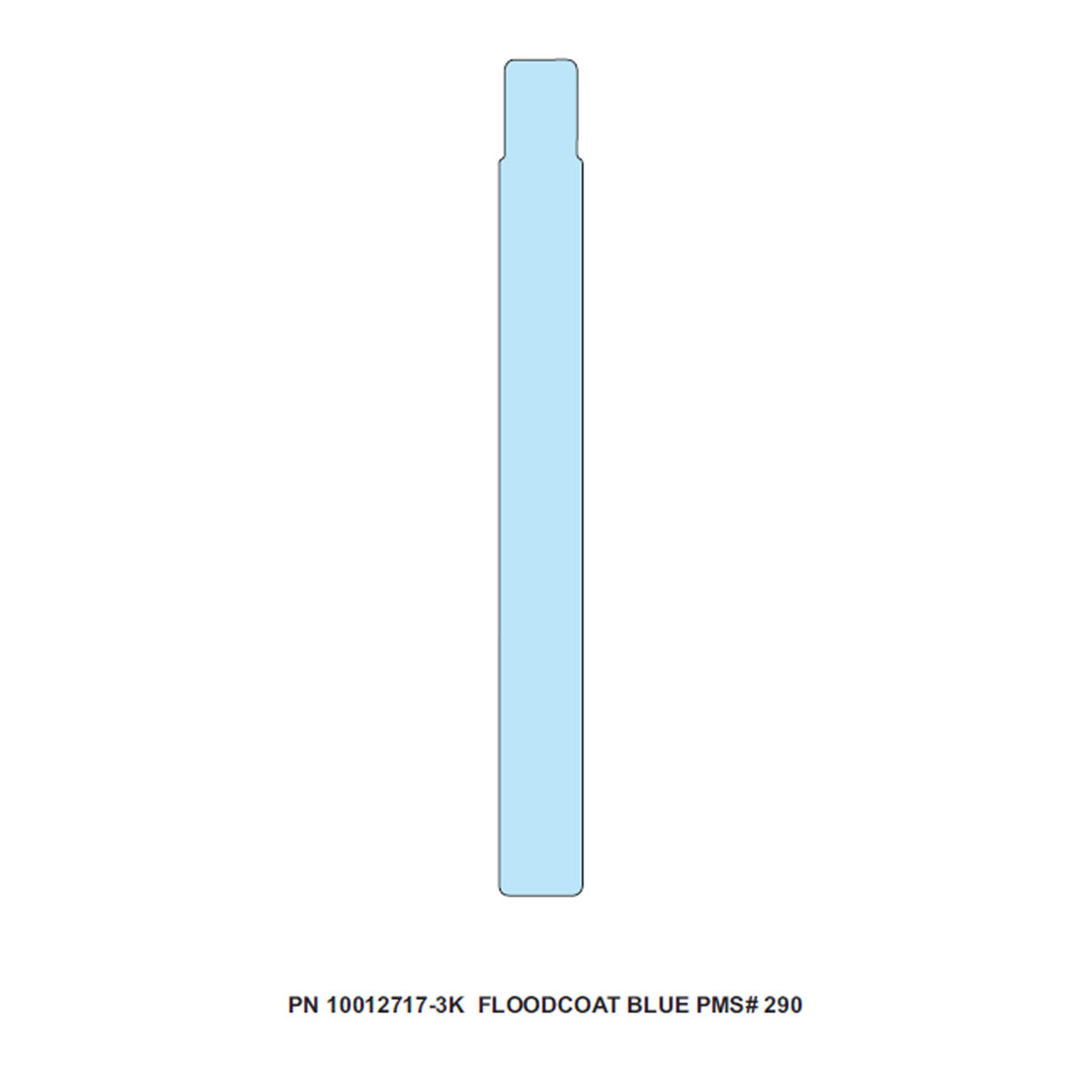 Zebra DT Wristband Polypropylene Blue (1" x 10")