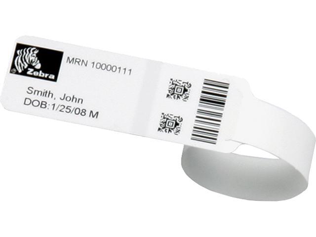 Zebra DT Wristband Polypropylene/Soft Nylon (1" x 7.9375") (1" Core) Zebra DT Wristband Polypropylene/Soft Nylon (1" x 7.9375") (1" Core)