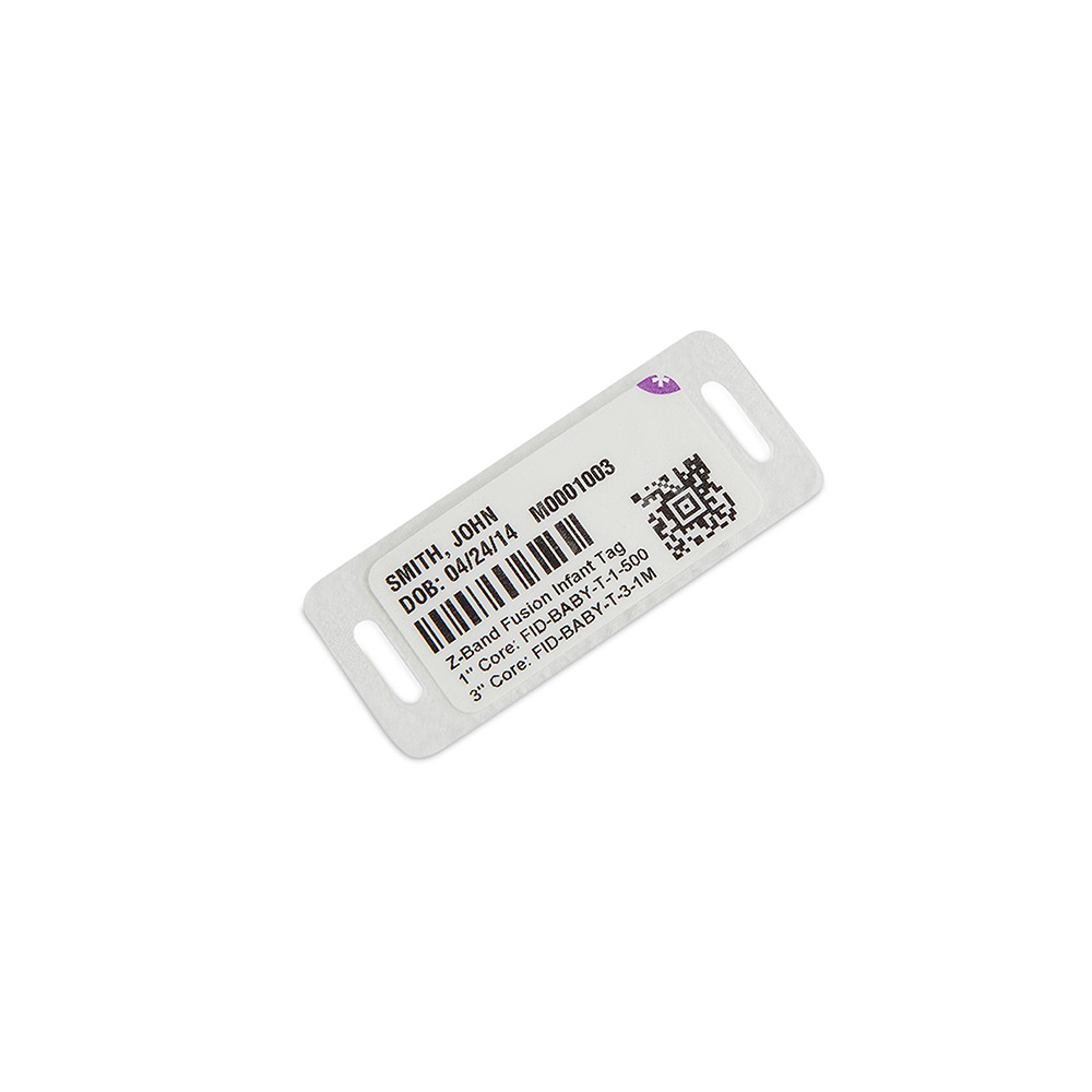 Zebra DT Adhesive ID Tag Polypro/Polyester (2.5" x 2.875"; 1.75" x 0.875" Printable) (3" Core) Zebra DT Adhesive ID Tag Polypro/Polyester (2.5" x 2.875"; 1.75" x 0.875" Printable) (3" Core)