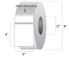 Zebra TT Label Polyester (4" x 2") (3" C