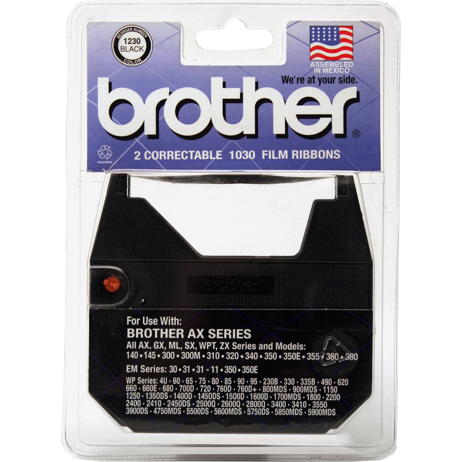 Brother Black Correctable Film Ribbon