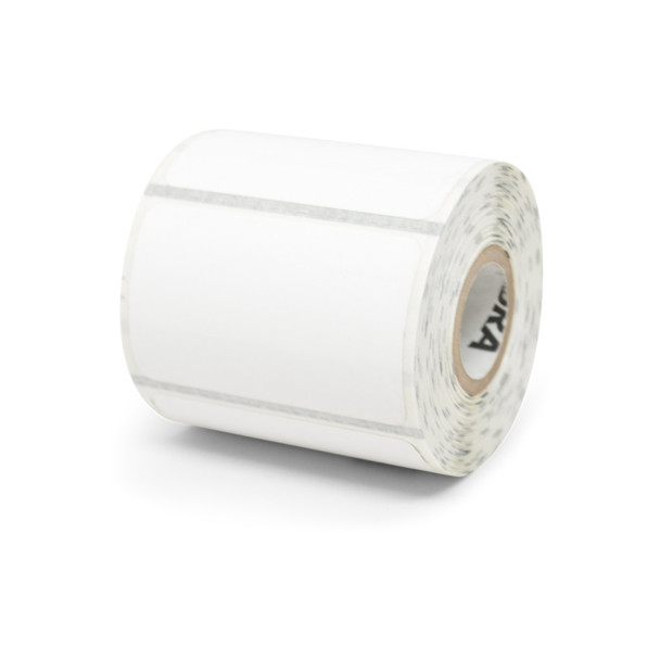 Zebra DT Label Coated Paper w/ Adhesive