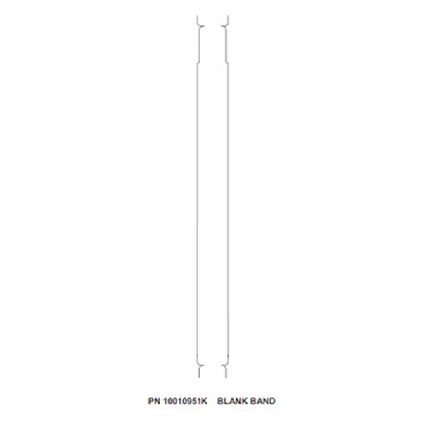 Zebra DT Wristband Polypropylene (1" x 11")