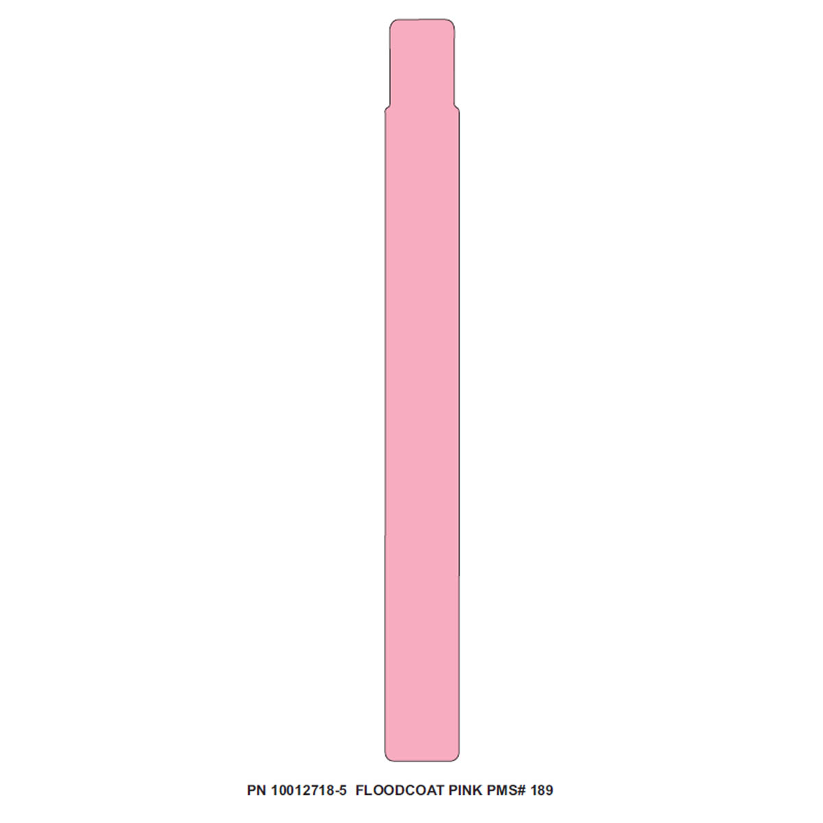 Zebra DT Wristband Polypropylene Pink (1" x 10")