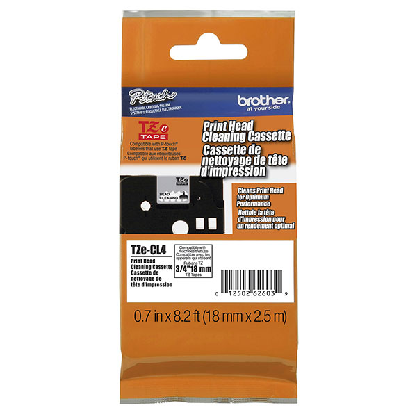Brother 18mm (3/4") P-touch Cleaning Tape (8m/26.2') (1/Pkg)