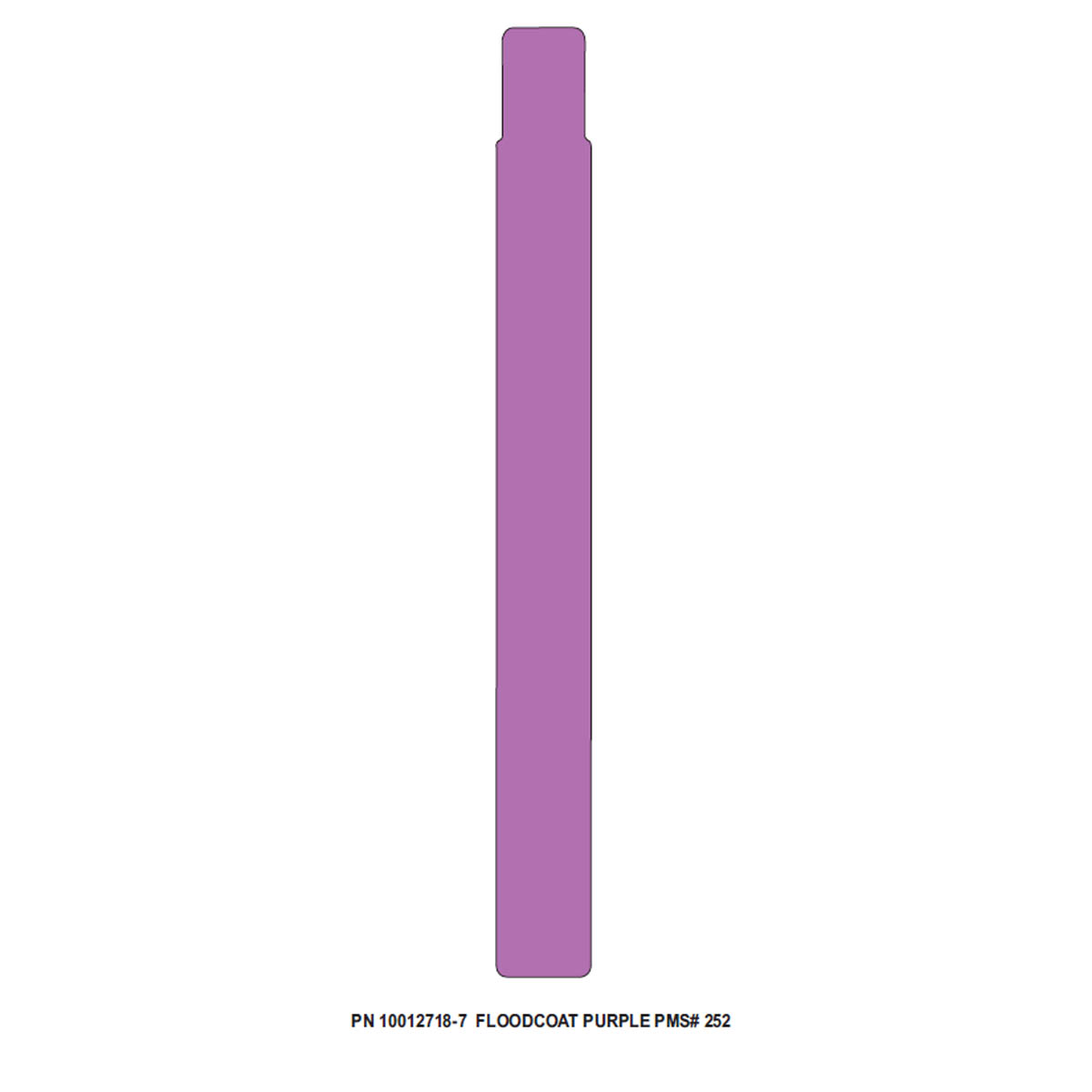 Zebra DT Wristband Polypropylene Purple (1" x 10")