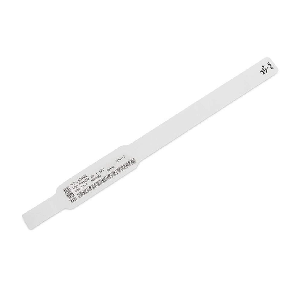 Zebra DT Wristband Polypropylene (1" x 11")