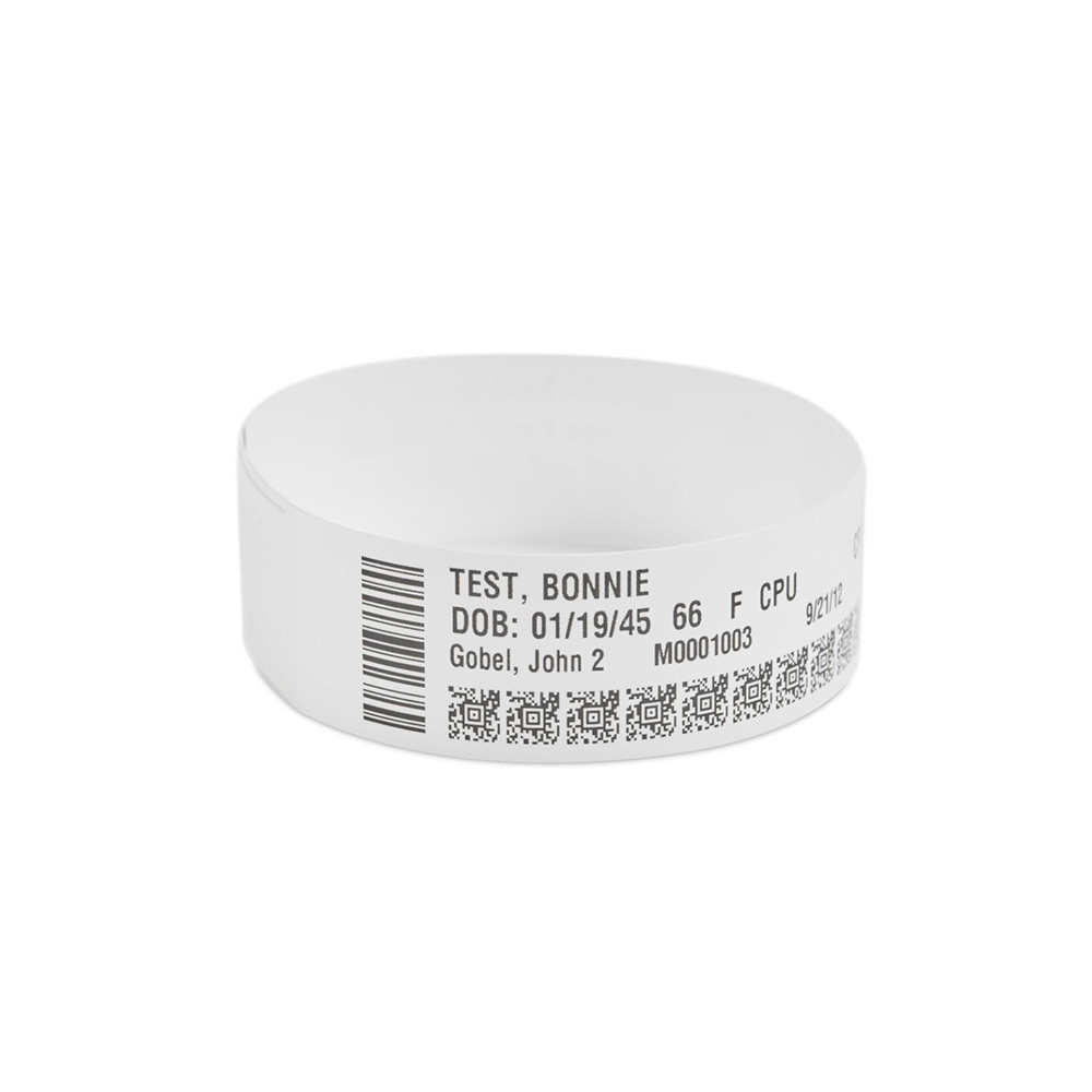 Zebra TT Wristband Polyester (1" x 11") (3" Core)